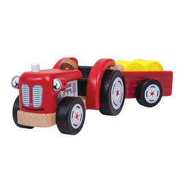 Bigjigs Toys BJTT0502 Tractor & Trailer