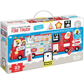 Banana Panda BPN49044 Make-A-Match Puzzle Fire Truck