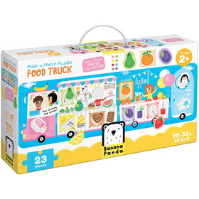 Banana Panda BPN49045 Make-A-Match Puzzle Food Truck