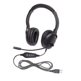 Califone CAF1017MUSB Neotech Headphone With Mic &, Usb Plug Plus Series