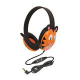 Califone International CAF2810TI Listening First Animal-Themed - Stereo Headphones Tiger