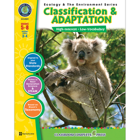 Classroom Complete Press CCP4501 Ecology & The Environment Series Classification & Adaptation