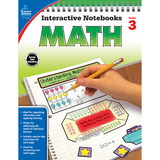 Carson-Dellosa CD-104648 Interactive Notebooks Math Gr 3