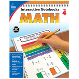 Carson-Dellosa CD-104649 Interactive Notebooks Math Gr 4