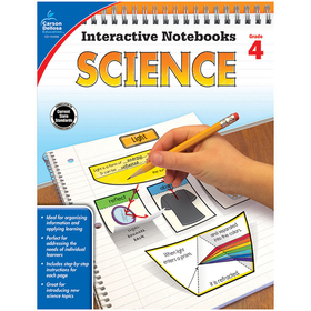 Carson-Dellosa CD-104908 Interactive Notebooks Science Gr 4