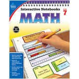 Carson-Dellosa CD-104911 Interactive Notebooks Math Gr 7