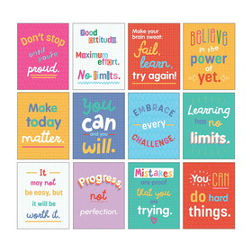 Carson Dellosa Education CD-106009 Growth Mindset Quotes Mini Posters