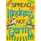 Carson Dellosa Education CD-106034 Spread Kindness Not Germs Poster, One World
