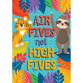 Carson Dellosa Education CD-106036 Air Fives Not High Fives Poster, One World