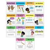 Carson Dellosa Education CD-106039 Math Strategies Mini Poster Set