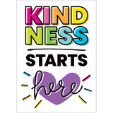Carson Dellosa Education CD-106042 Kindness Starts Here Poster, Kind Vibes