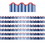 Carson Dellosa Education CD-108296-6 Nautical Stripe Border Gr, Pk-8 (6 EA)