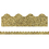 Carson-Dellosa CD-108319 Gold Glitter Scalloped Borders, Price/PK