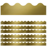 Carson Dellosa Education CD-108397-6 Scalloped Border Gold Foil, Sparkle + Shine (6 PK)