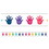Carson Dellosa Education CD-108405 Hands With Hearts Straight Borders, One World, Price/Pack