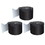 Carson Dellosa Education CD-108472-3 Blk Rolled Scalloped Borders (3 RL)