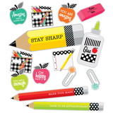 Schoolgirl Style CD-110494 Brights Stylish Supplies Mini Bb St, Black White & Stylish