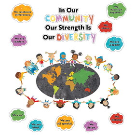 Carson Dellosa Education CD-110534 Our Strength Is Our Diversity Bbs, All Are Welcome