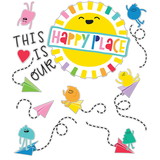 Carson Dellosa Education CD-110549 This Is Our Happy Place Bulletin St