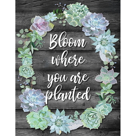 Carson-Dellosa CD-114259 Bloom Where You Are Planted Chart Simply Stylish