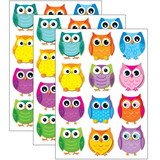 Carson Dellosa Education CD-120107-3 Colorful Owls Cut Outs 36, Per Pk (3 PK)