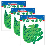 Carson Dellosa Education CD-120596-3 One World Tropical Leaves, Cut-Outs (3 PK)