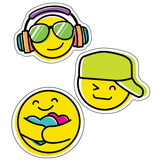 Carson Dellosa Education CD-120616 Kind Vibes Smiley Faces Cut Outs