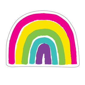Carson Dellosa Education CD-120618 Kind Vibes Rainbow Cut Outs