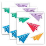 Carson Dellosa Education CD-120631-3 Happy Paper Plane Cut-Outs (3 PK)