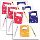 Carson Dellosa Education CD-120632-3 Notebooks And Pens Cut-Outs (3 PK)