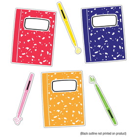 Carson Dellosa Education CD-120632 Notebooks And Pens Cut-Outs