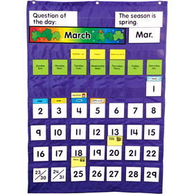 Carson-Dellosa CD-158003 Complete Calendar & Weather Pocket Chart