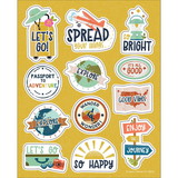 Carson Dellosa Education CD-168320 Think Positive Motivationl Stickers, Lets Explore