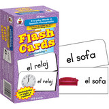 Carson-Dellosa CD-3924 Flash Cards Everyday Words In Spanish Photographic