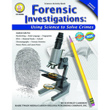 Carson-Dellosa CD-404098 Forensic Investigations Activity Book Gr 4-8