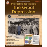 Mark Twain Media CD-405076 Interactive Notebk Great Depression