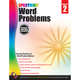 Carson-Dellosa CD-704495 Spectrum Gr2 Word Problems Workbook