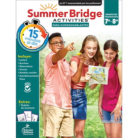 Carson Dellosa Education CD-705440 Summer Bridge Activitis Spanish 7-8