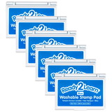 Ready 2 Learn CE-10041-6 Washable Stamp Pad Blue (6 EA)