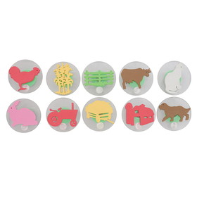 Ready 2 Learn CE-6738 Ready2Learn Giant 10/Pack Farm, Adventure Stamps