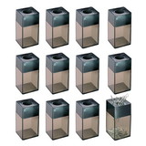 Charles Leonard CHL010B-12 Paper Clip Dispenser With, Magnetic Top Transparent (12 EA)