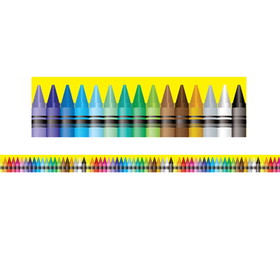 Charles Leonard CHL28106 Crayon Theme Magnetic Border