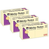 Charles Leonard CHL33100-3 Sticky Notes 3X3 Plain (3 PK)