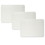 Charles Leonard CHL35130-3 Plain & Plain Dry Erase, Board Magnetic 2 Sided (3 EA)