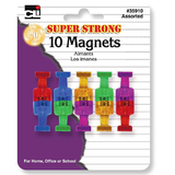 Charles Leonard CHL35910 Super Strong Magnets 10 Pack
