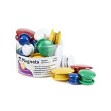 Charles Leonard CHL35930 Magnets Round 30/Tub Assorted Sizes - And Colors