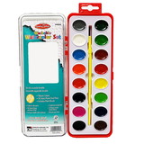 Charles Leonard CHL40516 Water Color Paint Set 16 Asst Clrs