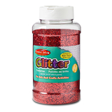 Charles Leonard CHL41130 Glitter 16 Oz Bottle Red