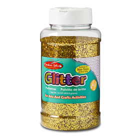 Charles Leonard CHL41170 Glitter 16 Oz Bottle Gold