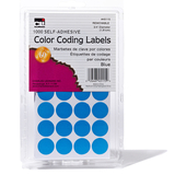 Charles Leonard CHL45115 Color Coding Labels Blue